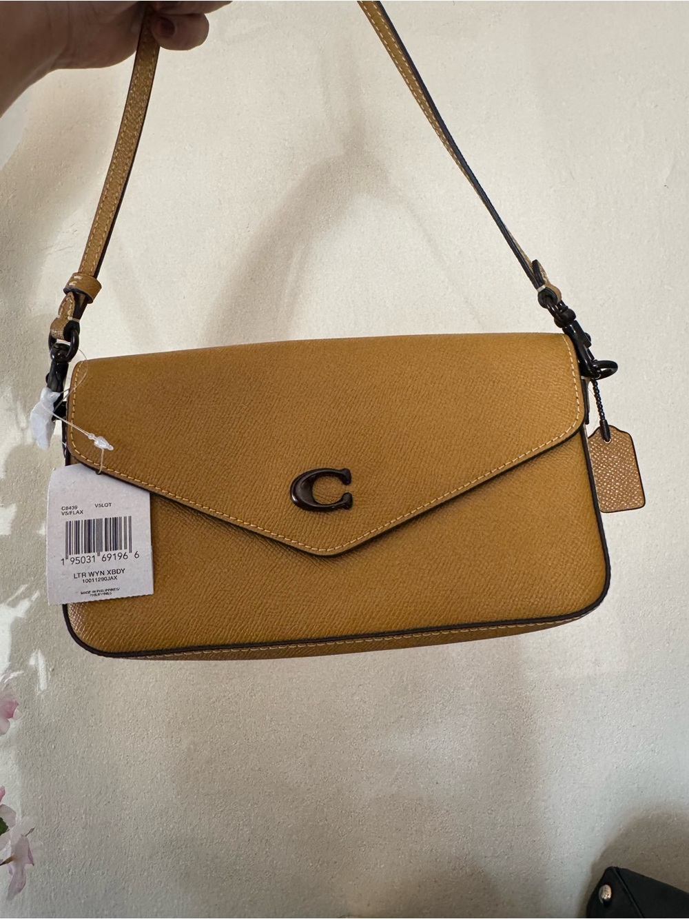 Coach Mustard Yellow Crossbody Shoulder Bag